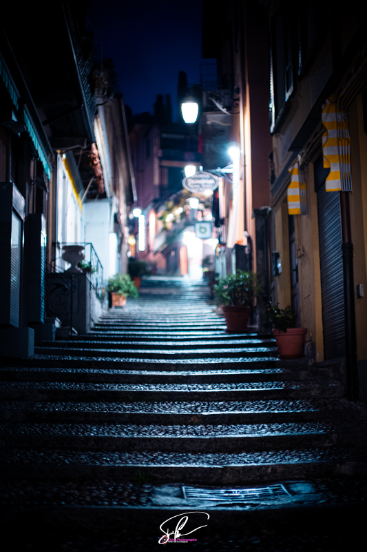 photo des ruelles de bellagio italie