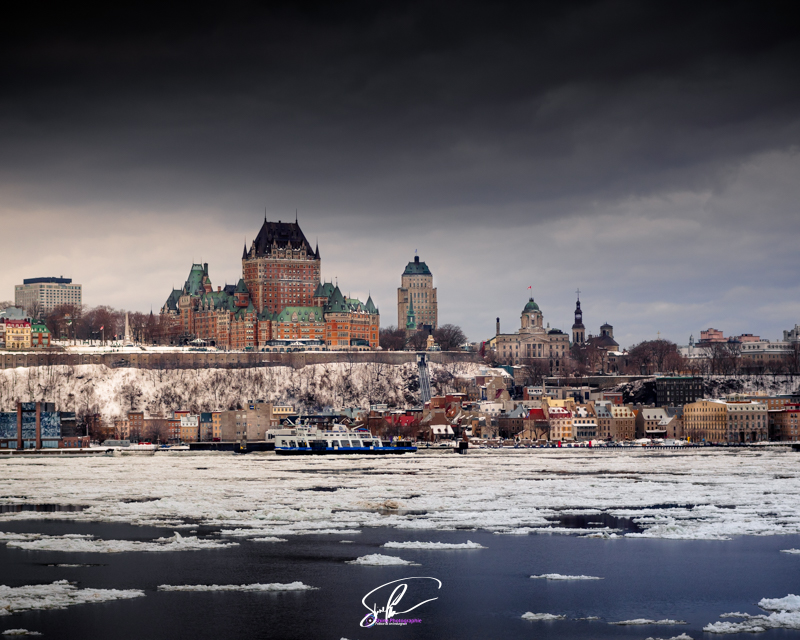 photo chateau de frontenac depuis le saint laurent