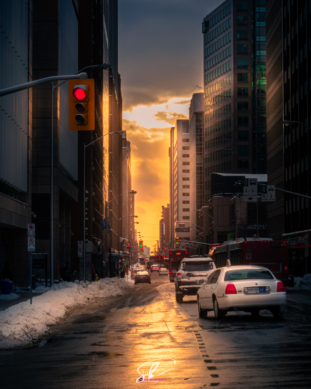 photo des rues d ottawa au sunset