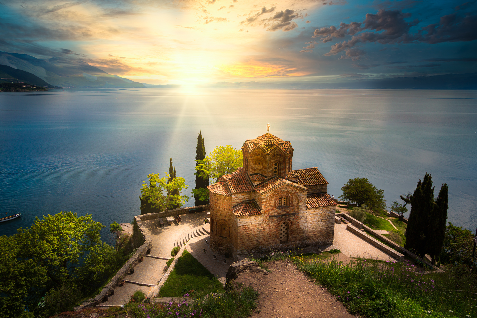photo ohrid eglise saint jean de kaneo