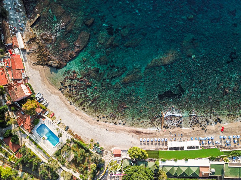photo plage isola bella italie sicile