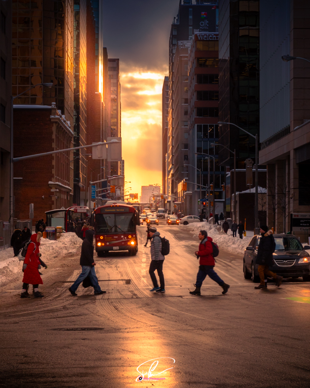 photo sunset rue ottawa